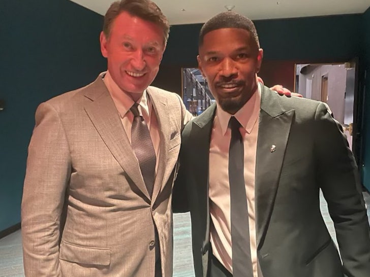Wayne Gretzky & Jamie Foxx