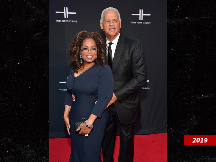 Oprah Winfrey and Stedman Graham