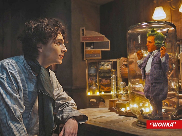 hugh grant in wonka Everett Collection