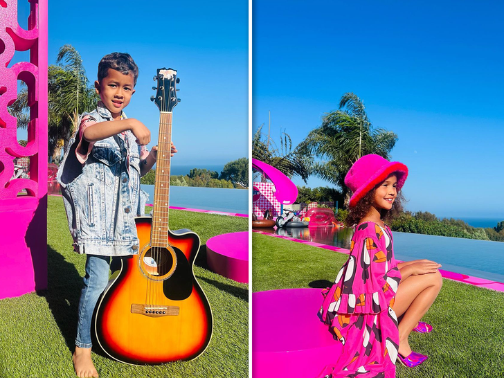 John Legend and Chrissy Teigen  kids barbie house