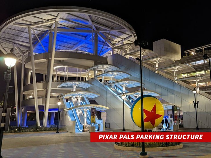 Pixar Pals parking structure