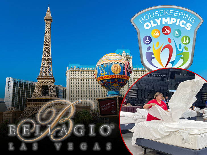 111423 Bellagio hotel wins housekeeping olympics - getty comp