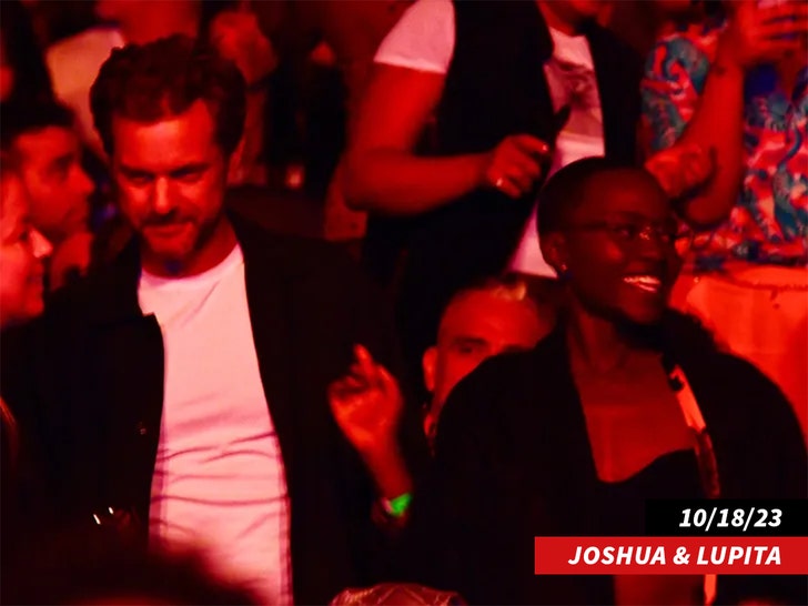 Joshua Jackson with Lupita Nyongo splash 2