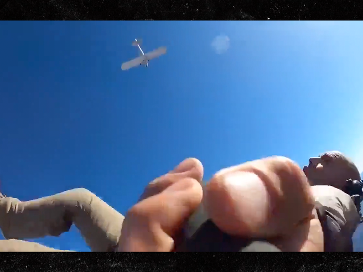 Trevor Jacob jumping out of plane