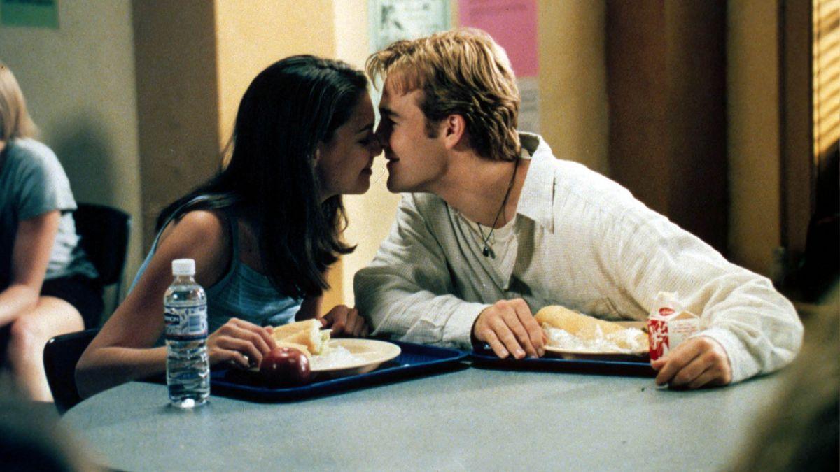 picture of James Van Der Beek and Katie Holmes