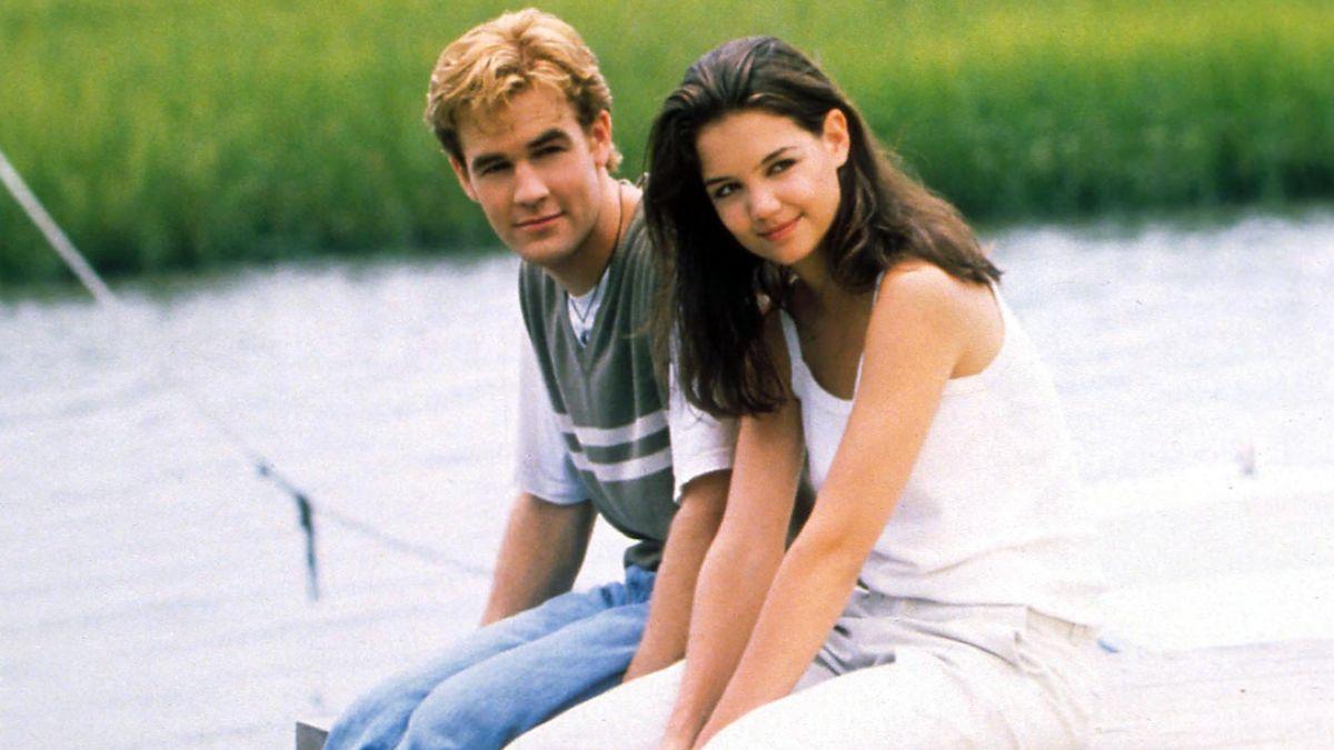 picture of James Van Der Beek and Katie Holmes