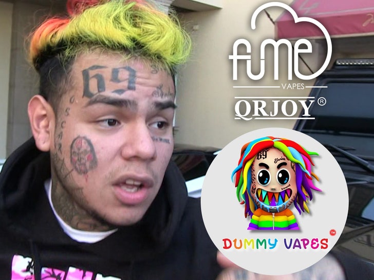 Tekashi69 dummy vapes fume