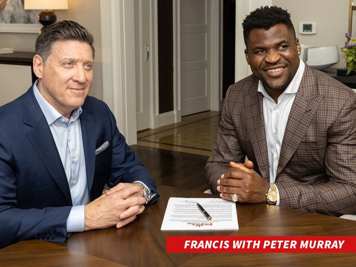 francis ngannou with Peter Murray no credit
