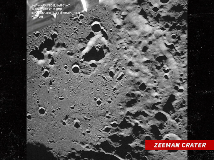 Zeeman crater  - Russian Space Agency Roscosmos