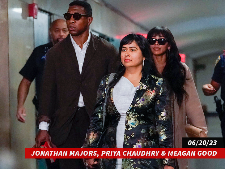 Jonathan Majors, PRIYA CHAUDHRY & Meagan Good