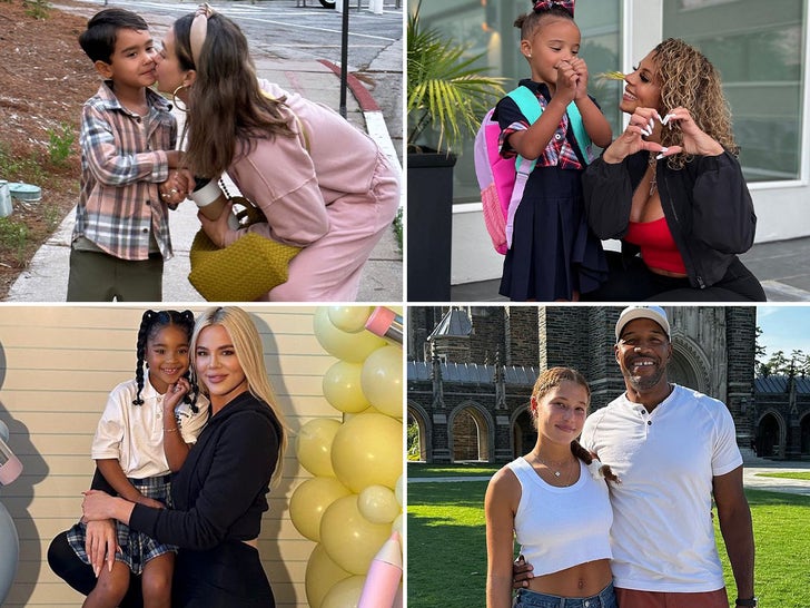 Famous Parents And Kids Head Back To School