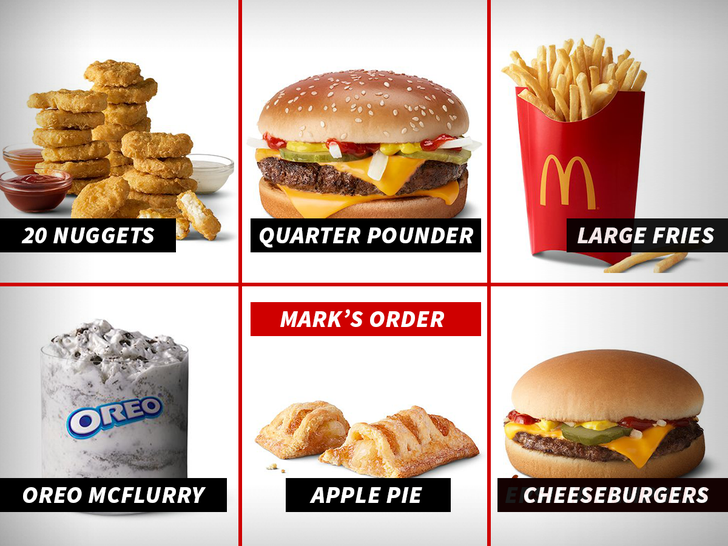 Mark Zuckerberg mcdonalds orde