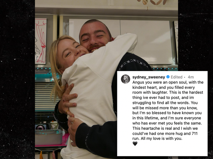 Sydney Sweeney pays tribute to Angus