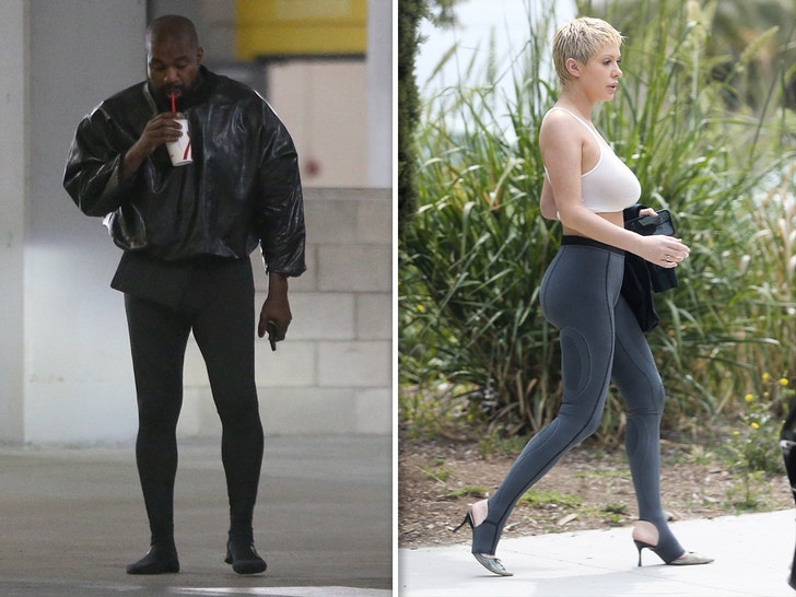 kanye and bianca hit the gym together after picking up chick fil a bg