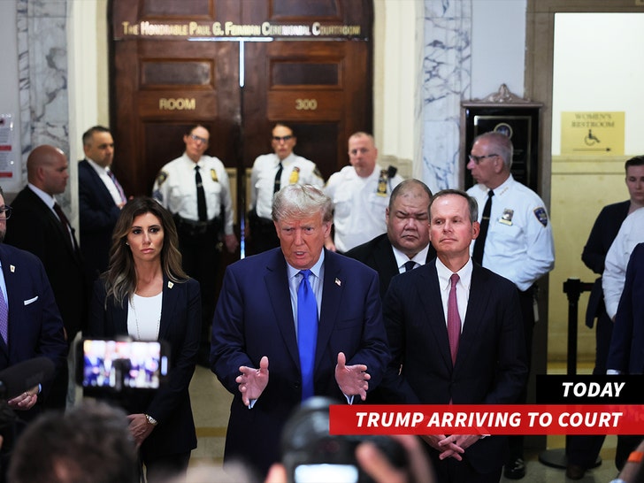 donald trump arriving to court getty 1