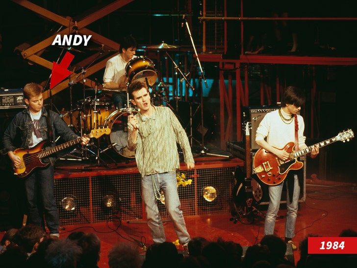 Andy rourke and band the smiths getty