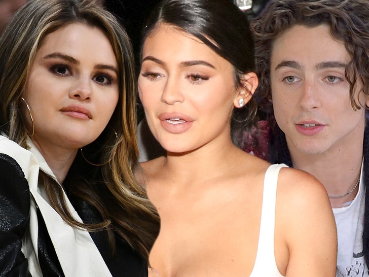 selena gomez Kylie Jenner Timothée Chalamet
