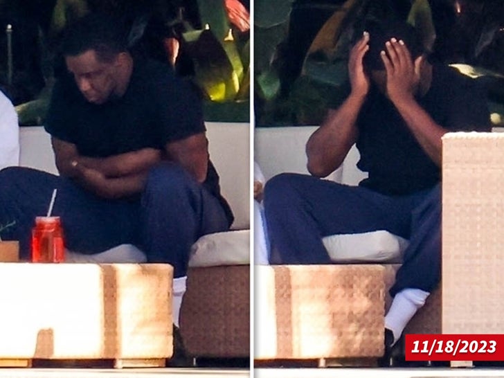 Diddy seen after recently settling case