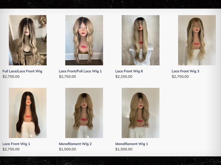 Kim Zolciak wigs