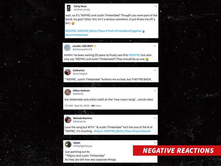 nsync justin timberlake twitter reactions 2