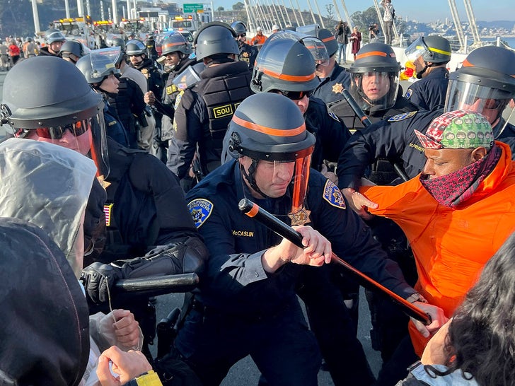 Pro-Palestine Protesters Completely Block Off Bay Bridge