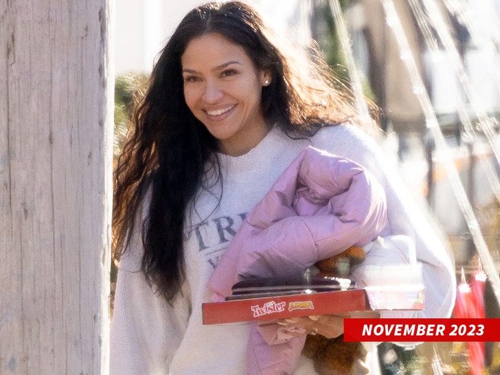 Cassie seen for first time since diddy settlement in new london