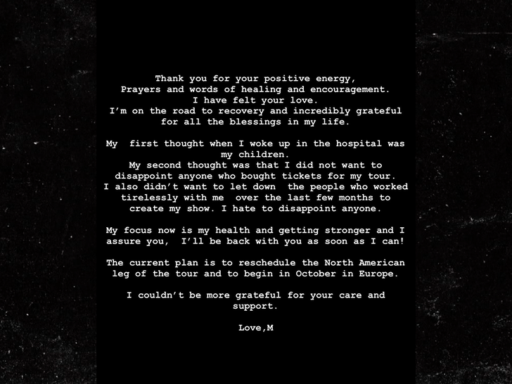 madonna instagram statement