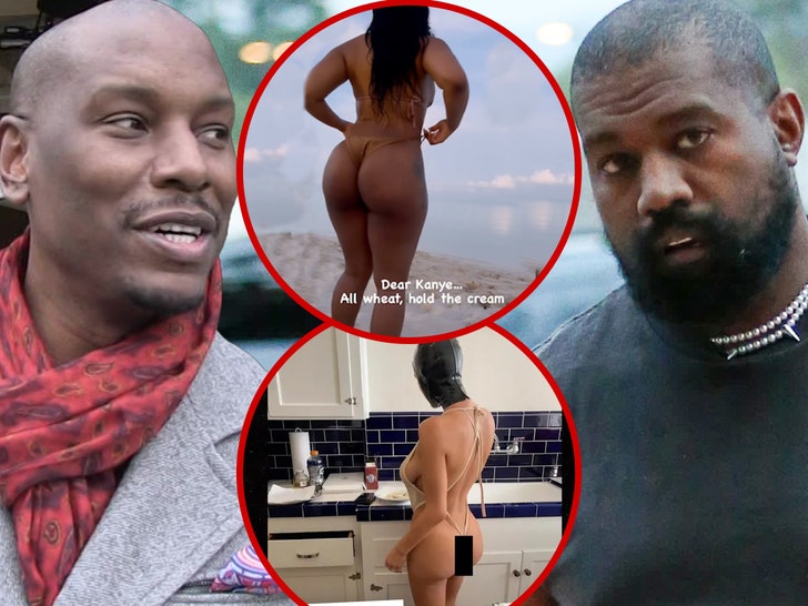 Tyrese kanye west butt photos