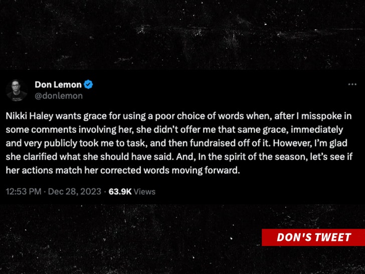 don lemon tweet nikki haley