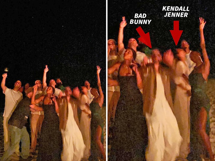 f11544c8be6a40e98377790c75516ee5_md kendall jenner and bad bunny together with friends at the beach insta