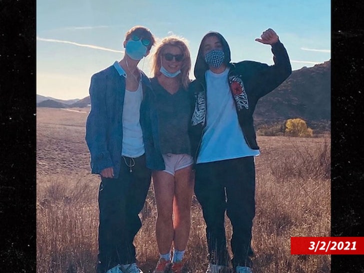 britney spears and sons