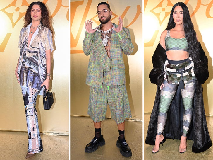 Stars Attending Pharrell Williams' LV Fashion Show