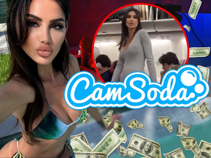 Morgan Osman CAM SODA FUN ART GETTY TMZ 2