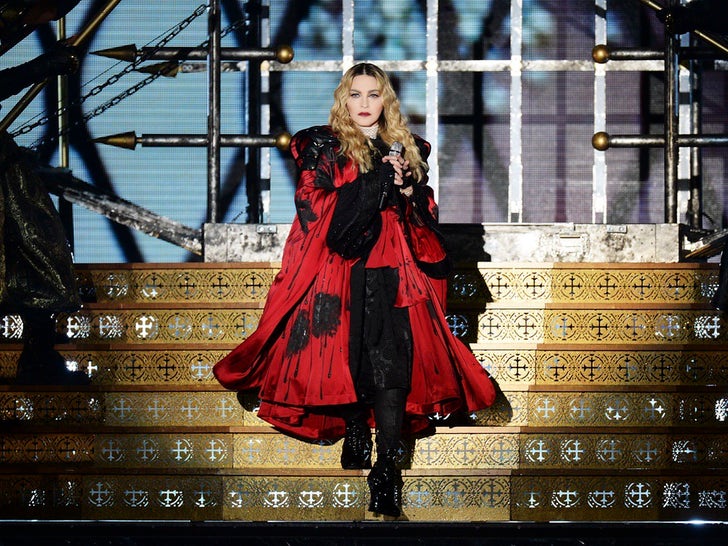 Madonna Touring Through The Years -- Sexy Stage 'Fits