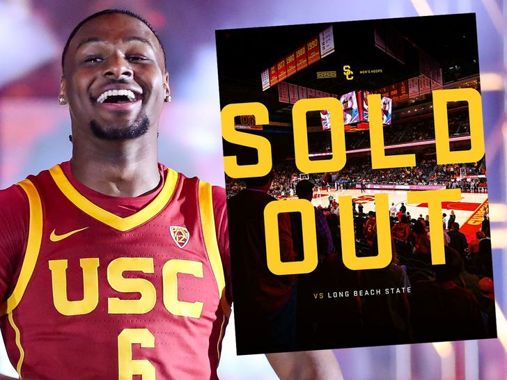 bronny james sold out