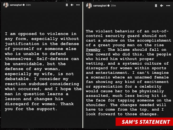 sam asghari statemen