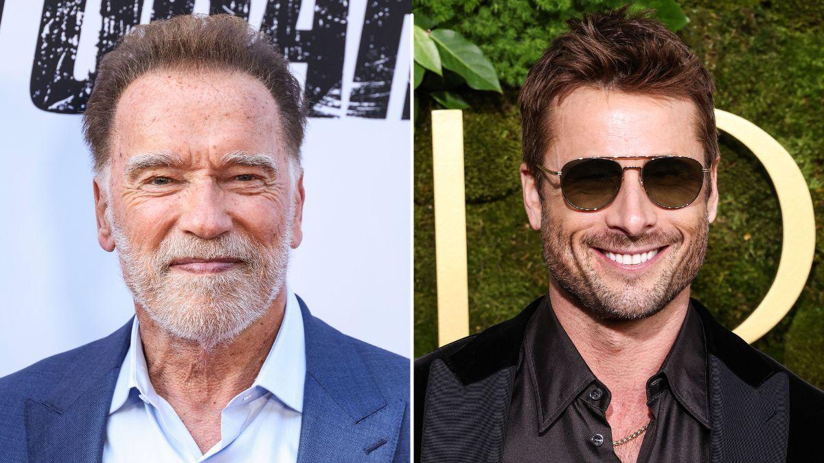 Arnold Schwarzenegger was among the stars Powell appeared alongside in 'The Expendables 3' before he became widely known.