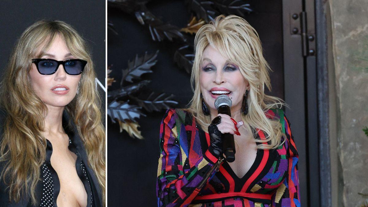 Miley Cyrus said Dolly Parton communicates by fax, with messages scanned and sent as texts.