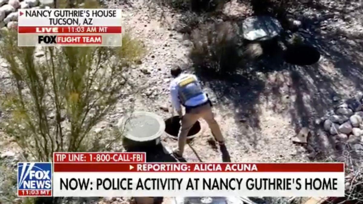 Photo of Nancy Guthrie's septic tank