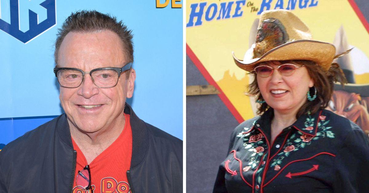Photo of Tom Arnold and Roseanne Barr