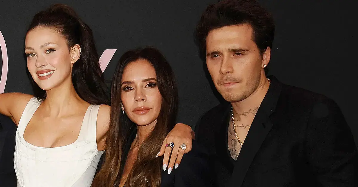 Photo of Nicola Peltz, Brooklyn and Victoria Beckham