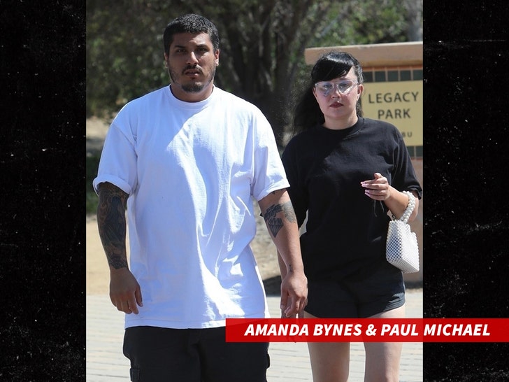 Amanda Bynes and Paul Michael